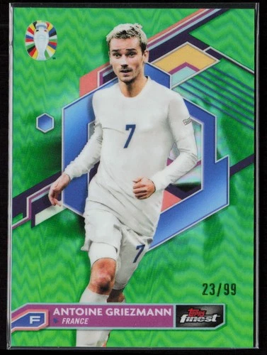 Antoine Griezmann 2023 Panini Finest Green Refractor /99
