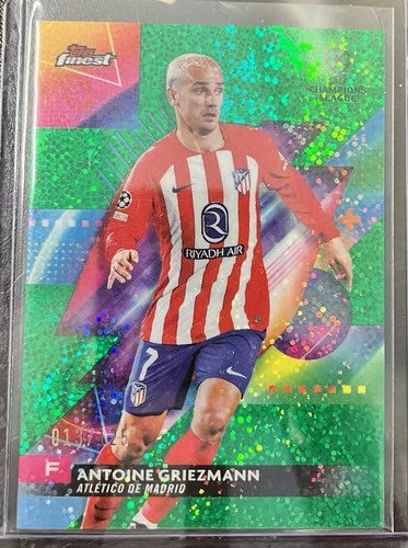 Antoine Griezmann 2023 Topps Finest Green Speckle /125