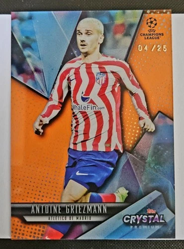 Antoine Griezmann 2023 Topps Finest Orange /25