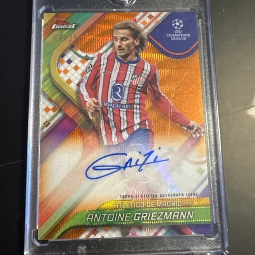 Antoine Griezmann 2024 Topps Finest Orange /25