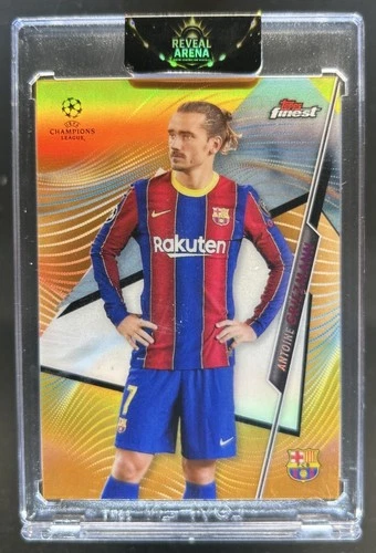 Antoine Griezmann 2020 Topps Finest Orange Refractor /25