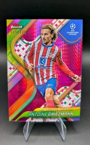 Antoine Griezmann 2024 Topps Finest Pink Prism Refractor /125