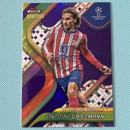 Antoine Griezmann 2024 Topps Finest Purple /299