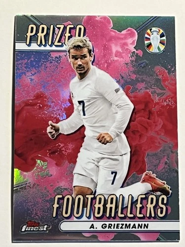 Antoine Griezmann 2023 Topps Finest Rosa Rosso