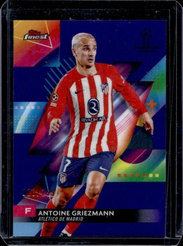 Antoine Griezmann 2024 Topps Finest UEFA Purple /299