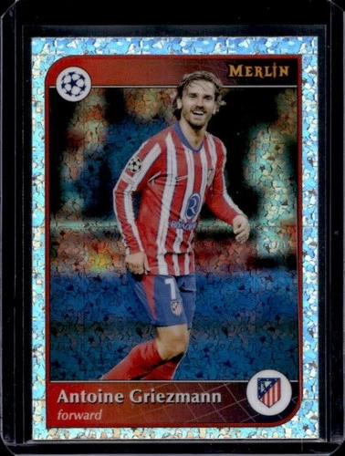 Antoine Griezmann 2024 Topps Merlin Chrome Atomic Refractor