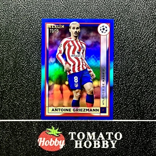 Antoine Griezmann 2022 Topps Merlin Chrome Blue Refractor /75