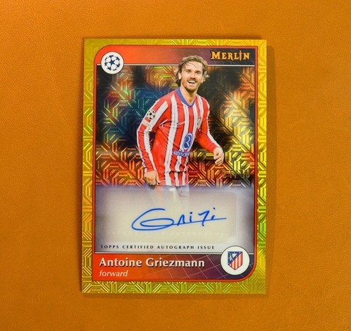 Antoine Griezmann 2024 Panini Merlin Chrome Gold /50
