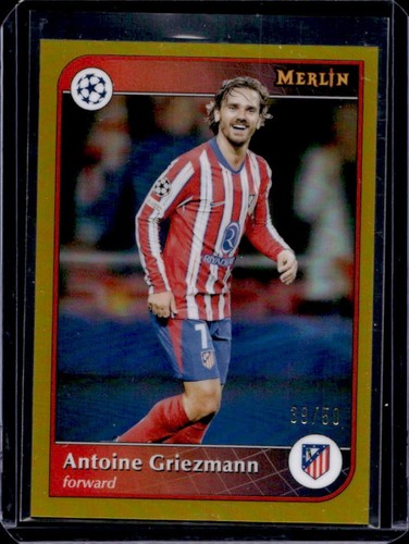 Antoine Griezmann 2024 Topps Merlin Chrome Gold Refractor /50