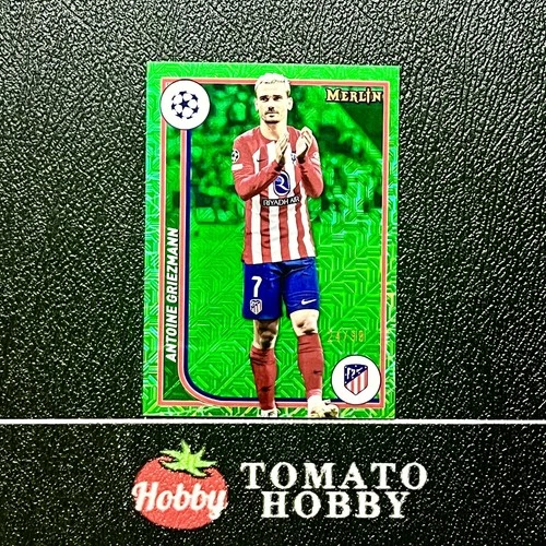 Antoine Griezmann 2023 Topps Merlin Chrome Green Mojo Refractor /99