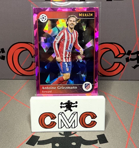 Antoine Griezmann 2024 Topps Merlin Chrome Pink Atomic /199