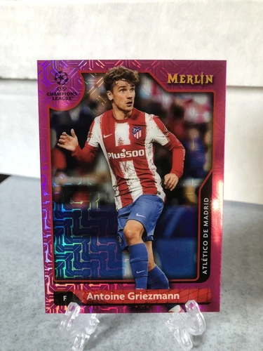 Antoine Griezmann 2021 Topps Merlin Chrome Pink Mojo Refractor /275