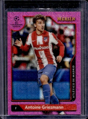 Antoine Griezmann 2021 Topps Merlin Chrome Pink Mojo Refractor /275