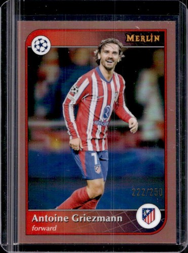 Antoine Griezmann 2024 Topps Merlin Chrome Pink Refractor /250