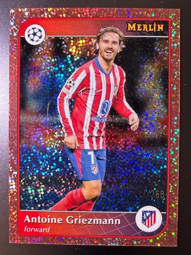 Antoine Griezmann 2024 Topps Merlin Chrome Pink Shimmer /250