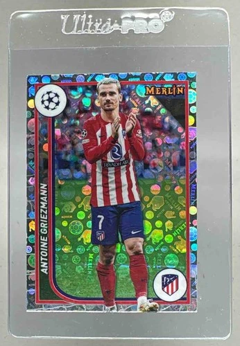 Antoine Griezmann 2024 Topps Merlin Chrome Vintage Refractor