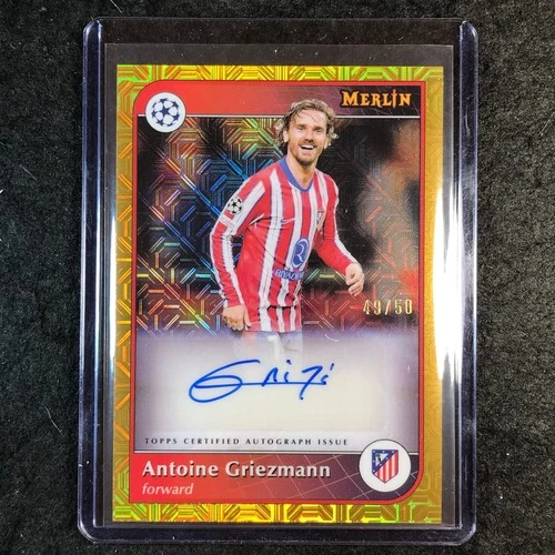 Antoine Griezmann 2024 Panini Merlin UEFA Club Comp Gold Mojo /50