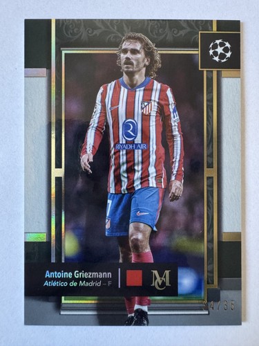 Antoine Griezmann 2024 Topps Museum Amber 34/35