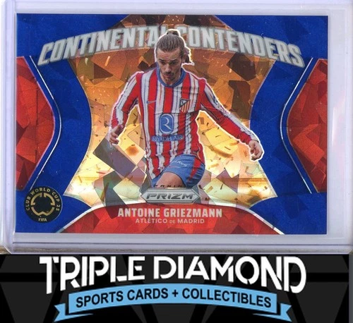 Antoine Griezmann 2025 Panini Prizm Club World Cup Blue Ice /99