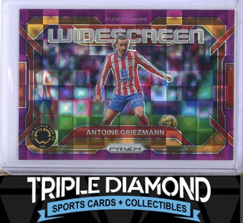 Antoine Griezmann 2025 Panini Prizm Club World Cup Purple Pandora /49