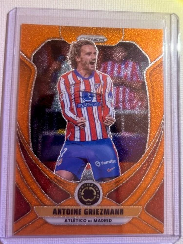 Antoine Griezmann 2025 Panini Prizm Orange Glitter /99