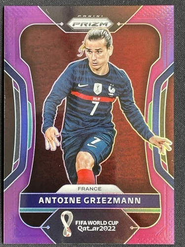 Antoine Griezmann 2022 Panini Prizm Purple Prizm /199
