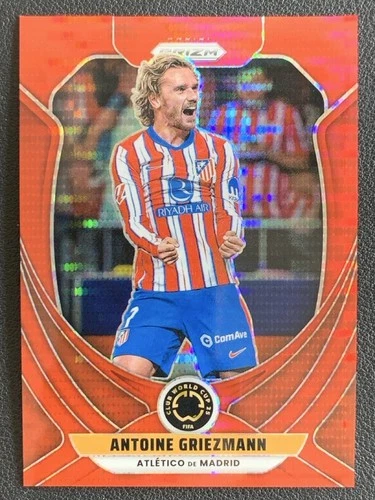 Antoine Griezmann 2025 Panini Prizm Red Pulsar /299