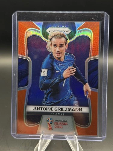 Antoine Griezmann 2018 Panini Prizm World Cup Orange Prizm /65