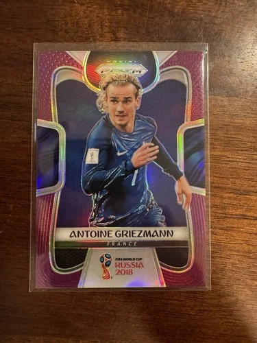 Antoine Griezmann 2018 Panini Prizm World Cup Purple Prizm /99