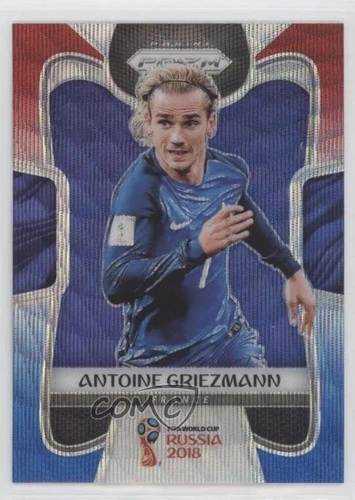 Antoine Griezmann 2018 Panini Prizm World Cup Red & Blue Wave Prizm