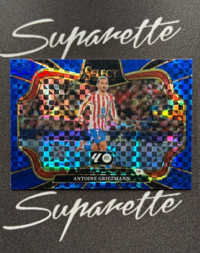 Antoine Griezmann 2025 Panini Select Blue Checkerboard