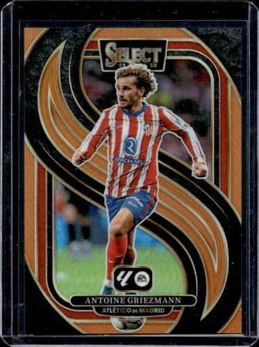 Antoine Griezmann 2024 Panini Select Orange Prizm /49