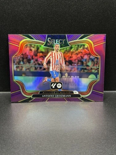 Antoine Griezmann 2025 Panini Select Purple Prizm /125