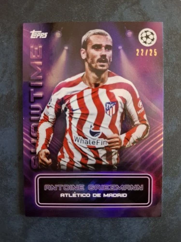 Antoine Griezmann 2022 Topps Showtime Purple Refractor /25