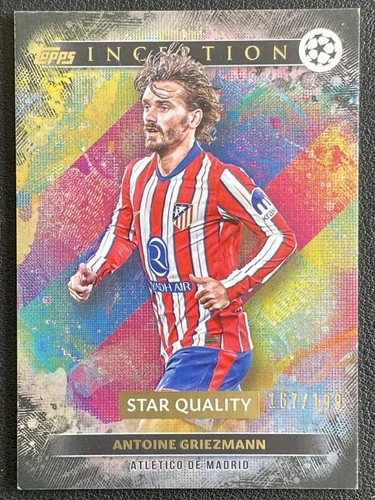 Antoine Griezmann 2024 Topps Inception UCC Black Foil /199
