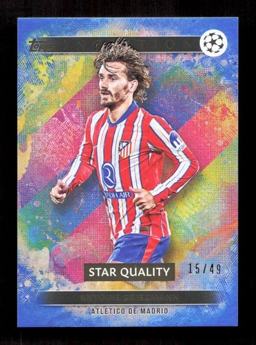 Antoine Griezmann 2024 Topps Inception UCC Blue Foil /49