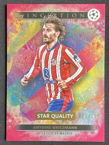 Antoine Griezmann 2024 Topps Inception UCC Magenta Foil /150