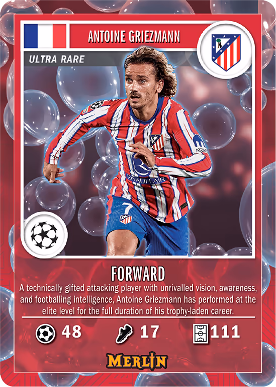 Antoine Griezmann 2024 Topps Inception UEFA Club Competitions