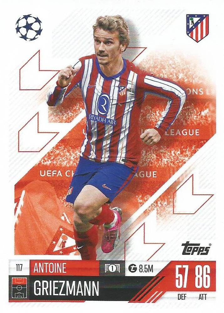 Antoine Griezmann 2024 Topps Match Attax UEFA Club Competitions
