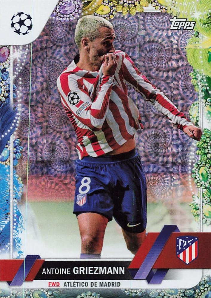Antoine Griezmann 2022 Topps UEFA Club Competitions Carnaval Edition