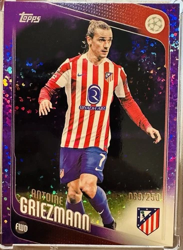 Antoine Griezmann 2025 Topps UEFA Champions League Purple /250