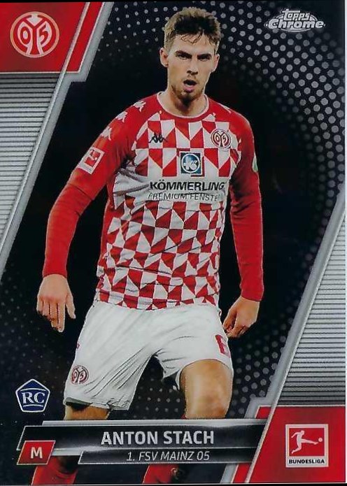 Anton Stach 2021 Topps Chrome Bundesliga 75
