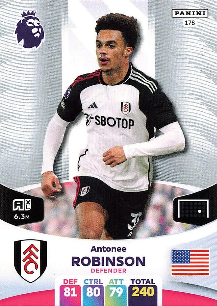 Antonee Robinson 2024 Panini Adrenalyn XL Premier League
