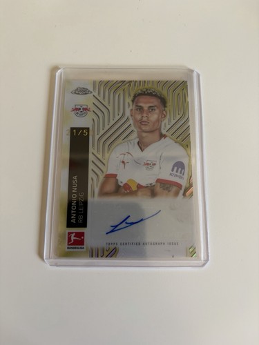 Antonio Nusa 2025 Topps Bundesliga Gold /50