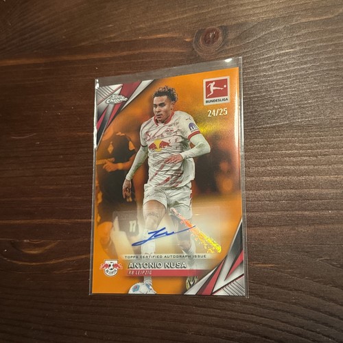 Antonio Nusa 2024 Topps Chrome Arancione /25