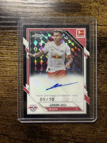 Antonio Nusa 2025 Panini Chrome Black Geometric /10