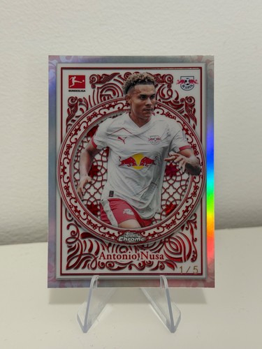 Antonio Nusa 2025 Topps Chrome Bundesliga /5
