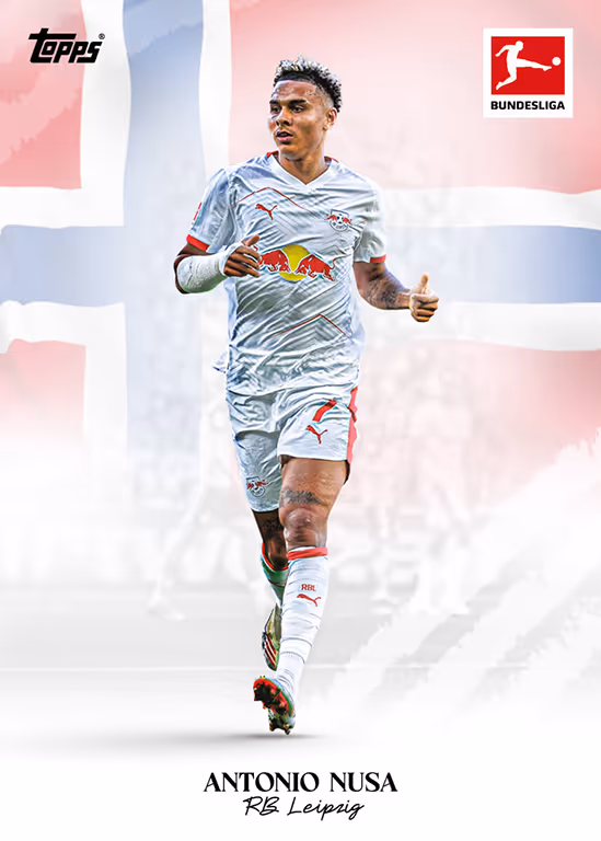 Antonio Nusa 2025 Topps Chrome Bundesliga /75