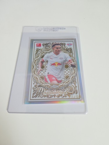 Antonio Nusa 2025 Topps Chrome Bundesliga Gold /50