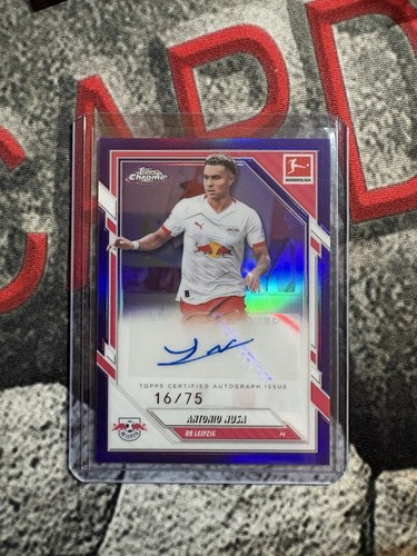Antonio Nusa 2025 Topps Chrome Bundesliga Purple /75